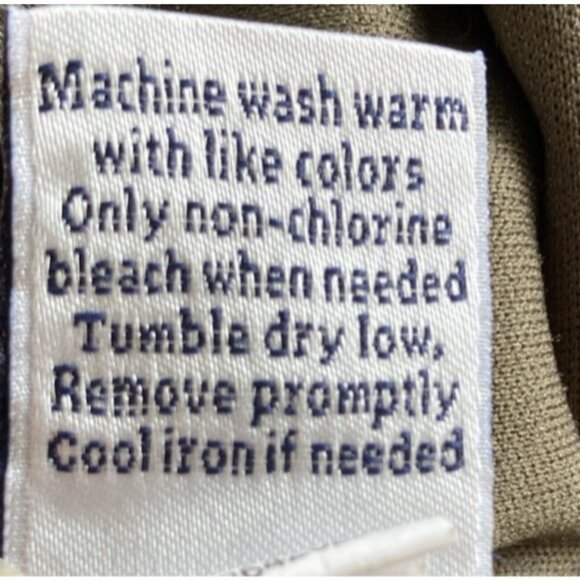 Croft & Barrow Stretch Olive Green Skort Women 12 Elastic Waist Drawstring Pocke - Picture 5 of 8